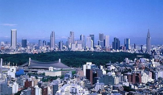 Shinjuku District in Tokyo